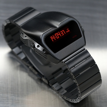 T-800 (Black/Red) Цельнометаллические Противоударные Limited Edition OLED Watch OVO Robotics Japan