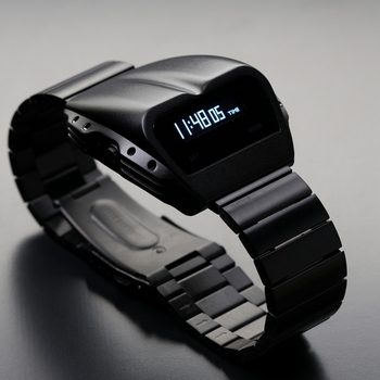 T-800 (Black/White) Цельнометаллические Противоударные Limited Edition OLED Watch OVO Robotics Japan